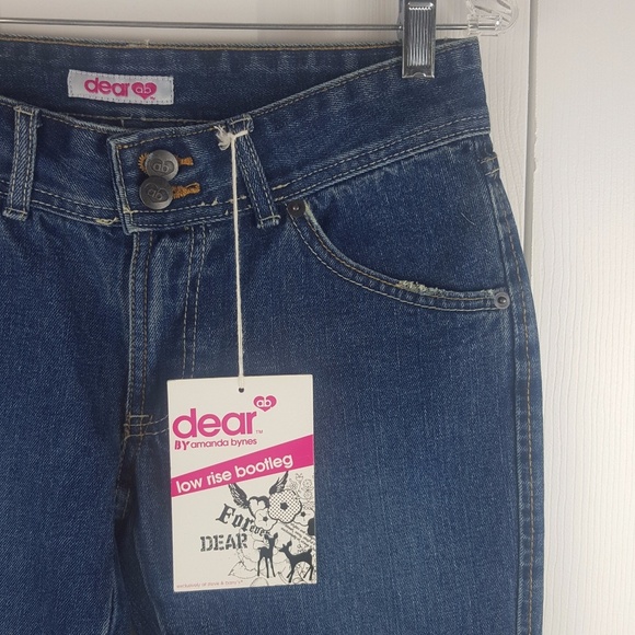 NWT Dear ab bootleg low rise denim jeans Size 2P - Picture 3 of 5
